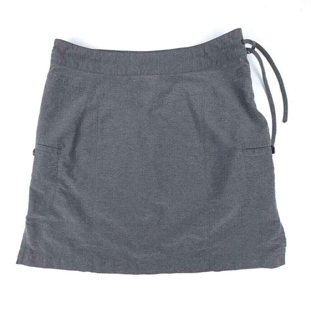 NEW Merrell Opti-Wick UPF 50 High Rise Hiking Ripstop Cargo Skirt Gray Womens 4 - Picture 5 of 9